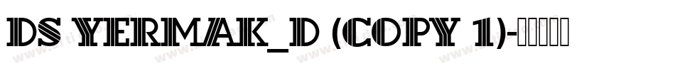DS Yermak_D (COPY 1)字体转换